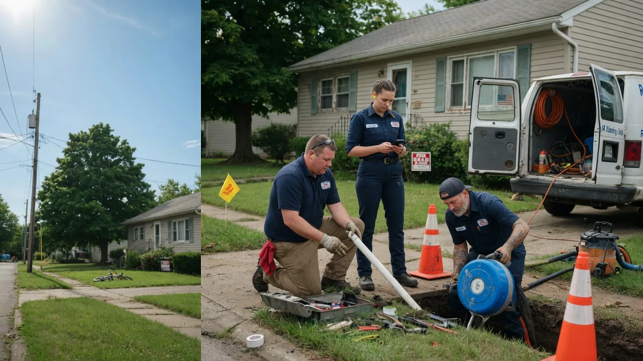 Sewer Line Repair in Valmeyer, IL near me